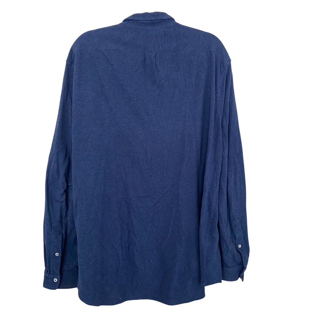 Ralph Lauren Men's Navy Blue Featherweight Mesh Button Down Size XL - Picture 7 of 8